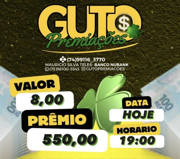 R$ 8,00 P/ R$ 550,00